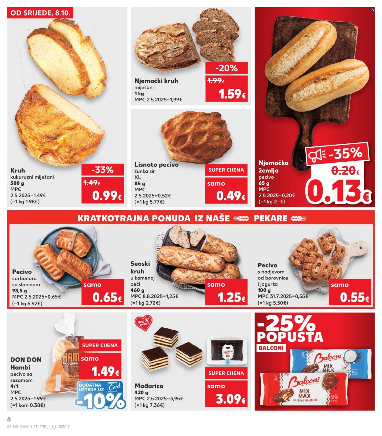 Kaufland katalog - 08.10.2025. - 14.10.2025. Stranica 8
