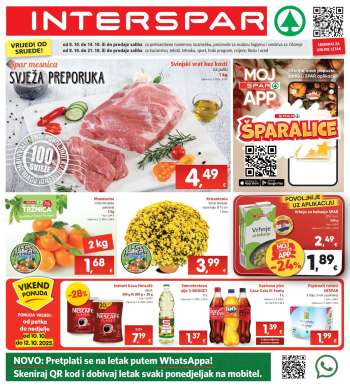 INTERSPAR katalog - 08.10.2025. - 14.10.2025.