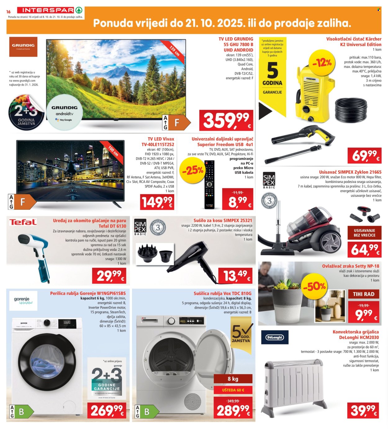 INTERSPAR katalog - 08.10.2025. - 14.10.2025. Stranica 18