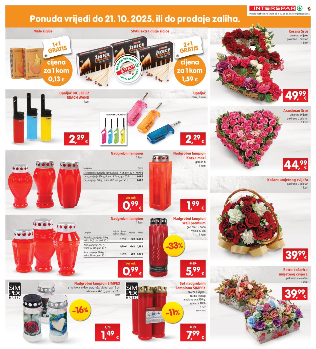 INTERSPAR katalog - 08.10.2025. - 14.10.2025. Stranica 21