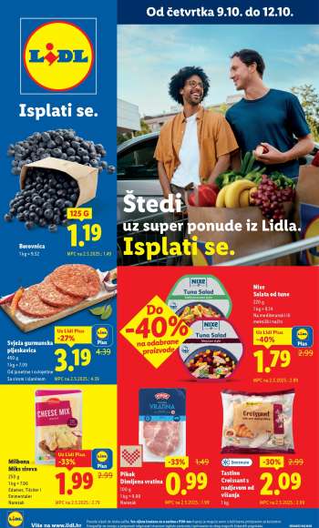 Lidl katalog - 09.10.2025. - 12.10.2025.