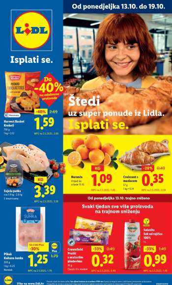 Lidl katalog - 13.10.2025. - 19.10.2025.