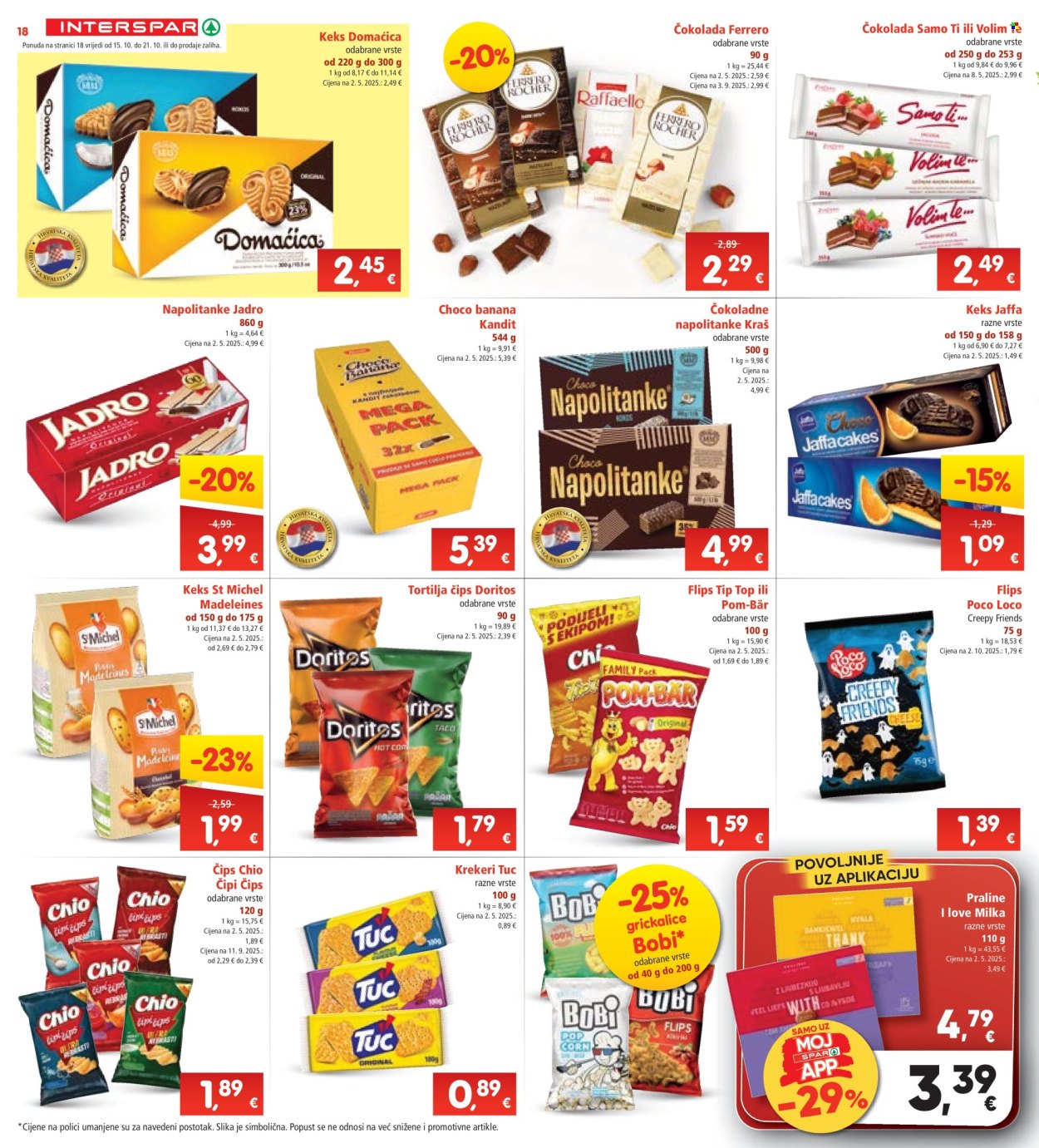 INTERSPAR katalog - 15.10.2025. - 21.10.2025. Stranica 20