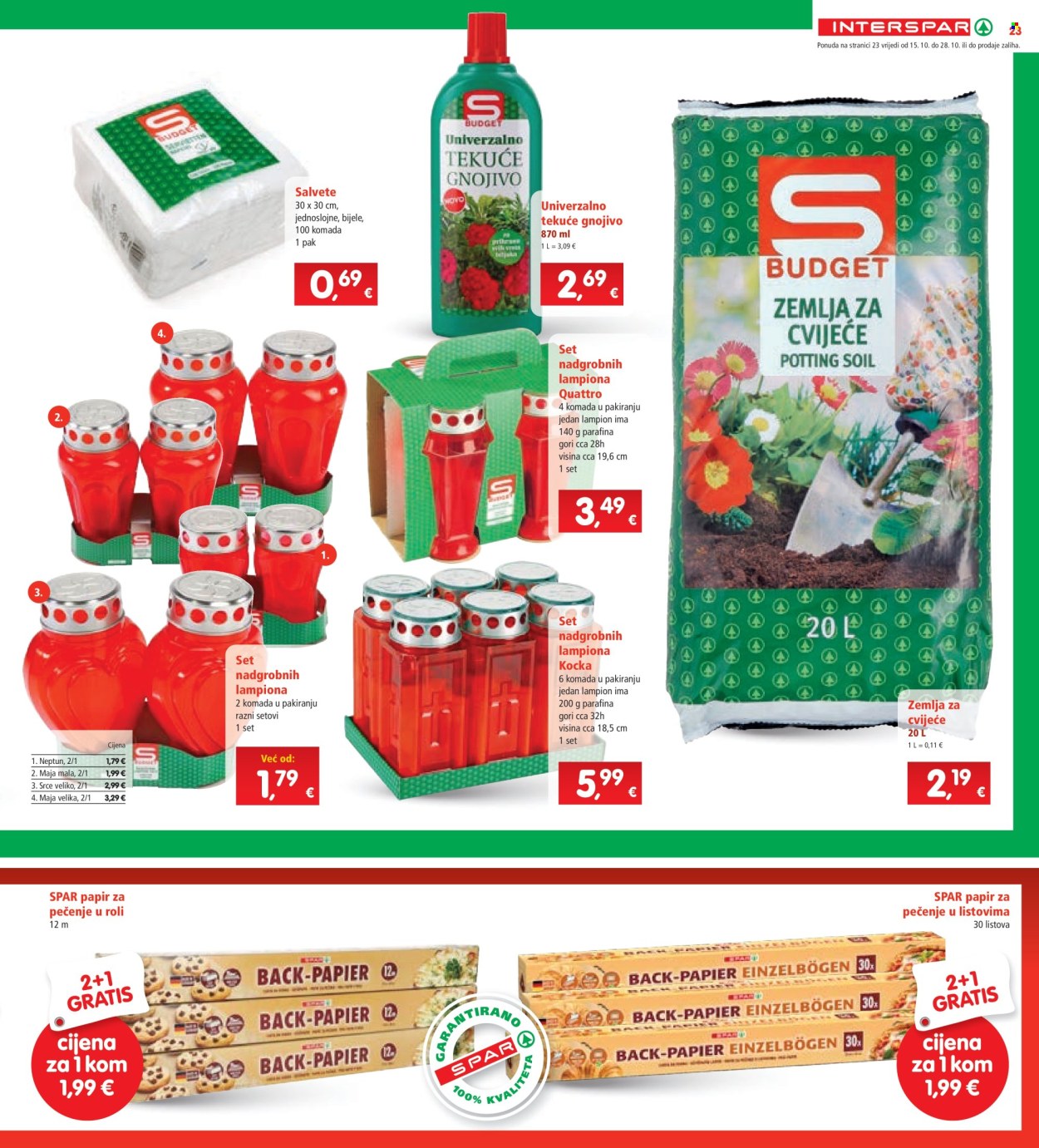 INTERSPAR katalog - 15.10.2025. - 21.10.2025. Stranica 25