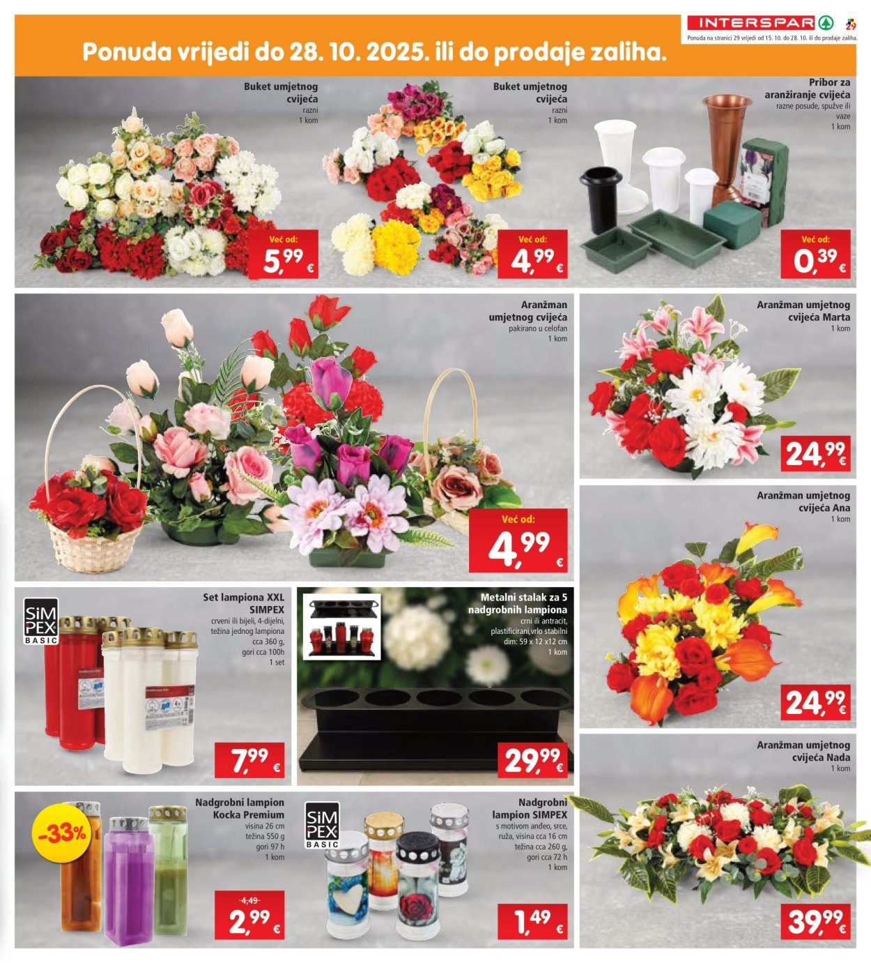 INTERSPAR katalog - 15.10.2025. - 21.10.2025. Stranica 31