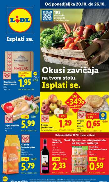 Lidl katalog - 20.10.2025. - 26.10.2025.