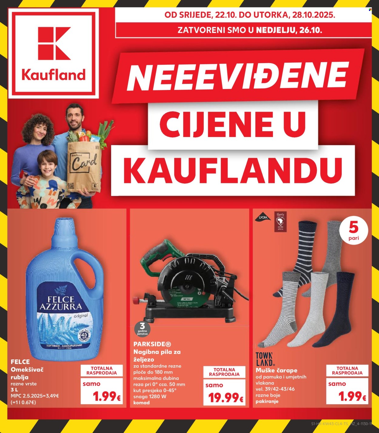 Kaufland katalog - 22.10.2025. - 28.10.2025. Stranica 1