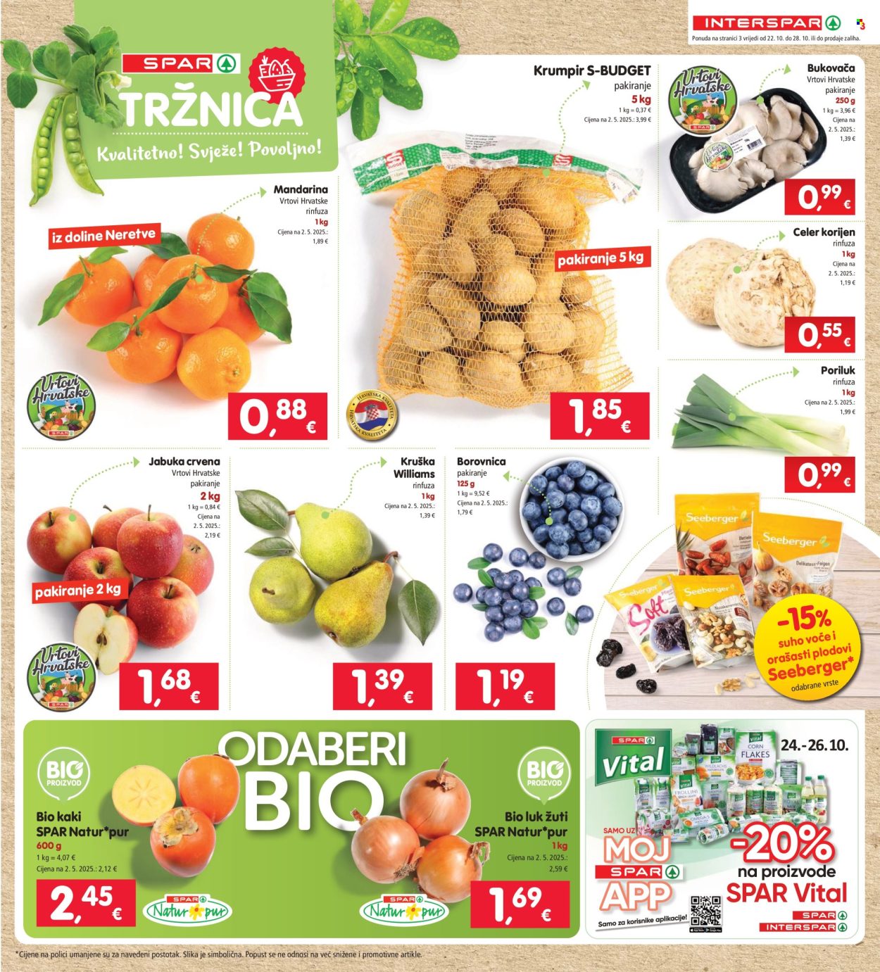 INTERSPAR katalog - 22.10.2025. - 28.10.2025. Stranica 3