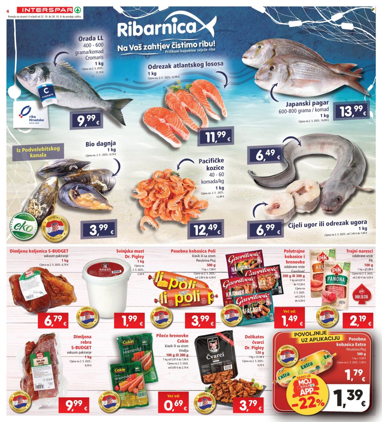 INTERSPAR katalog - 22.10.2025. - 28.10.2025. Stranica 6