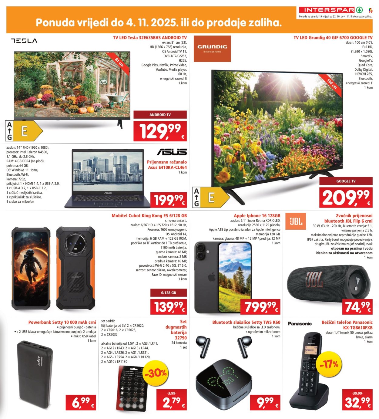 INTERSPAR katalog - 22.10.2025. - 28.10.2025. Stranica 21