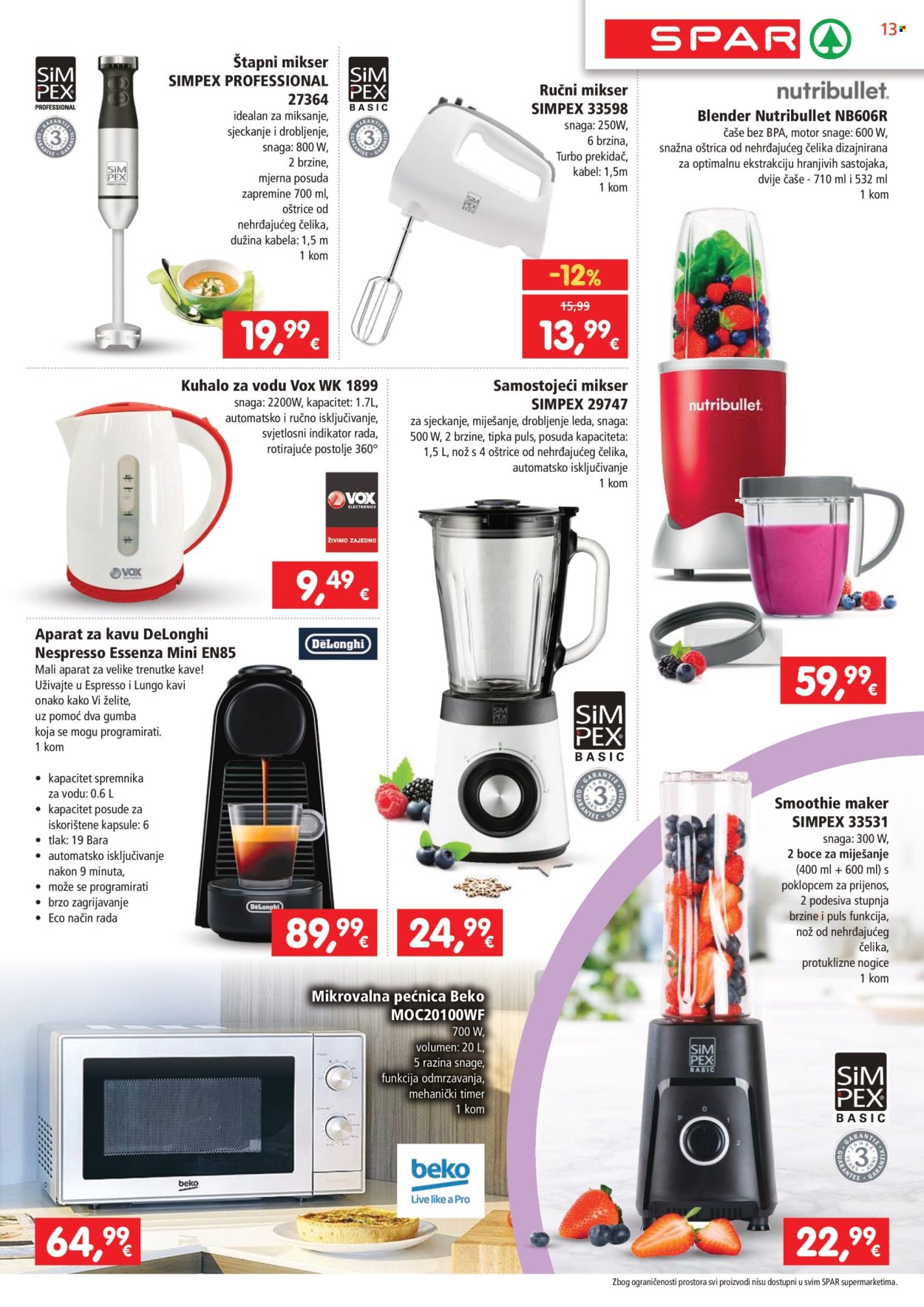 SPAR katalog - 22.10.2025. - 28.10.2025. Stranica 13
