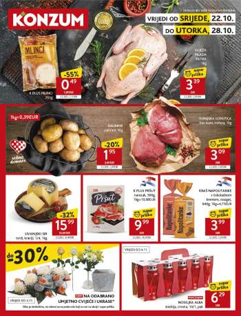 Konzum katalog - 22.10.2025. - 28.10.2025.