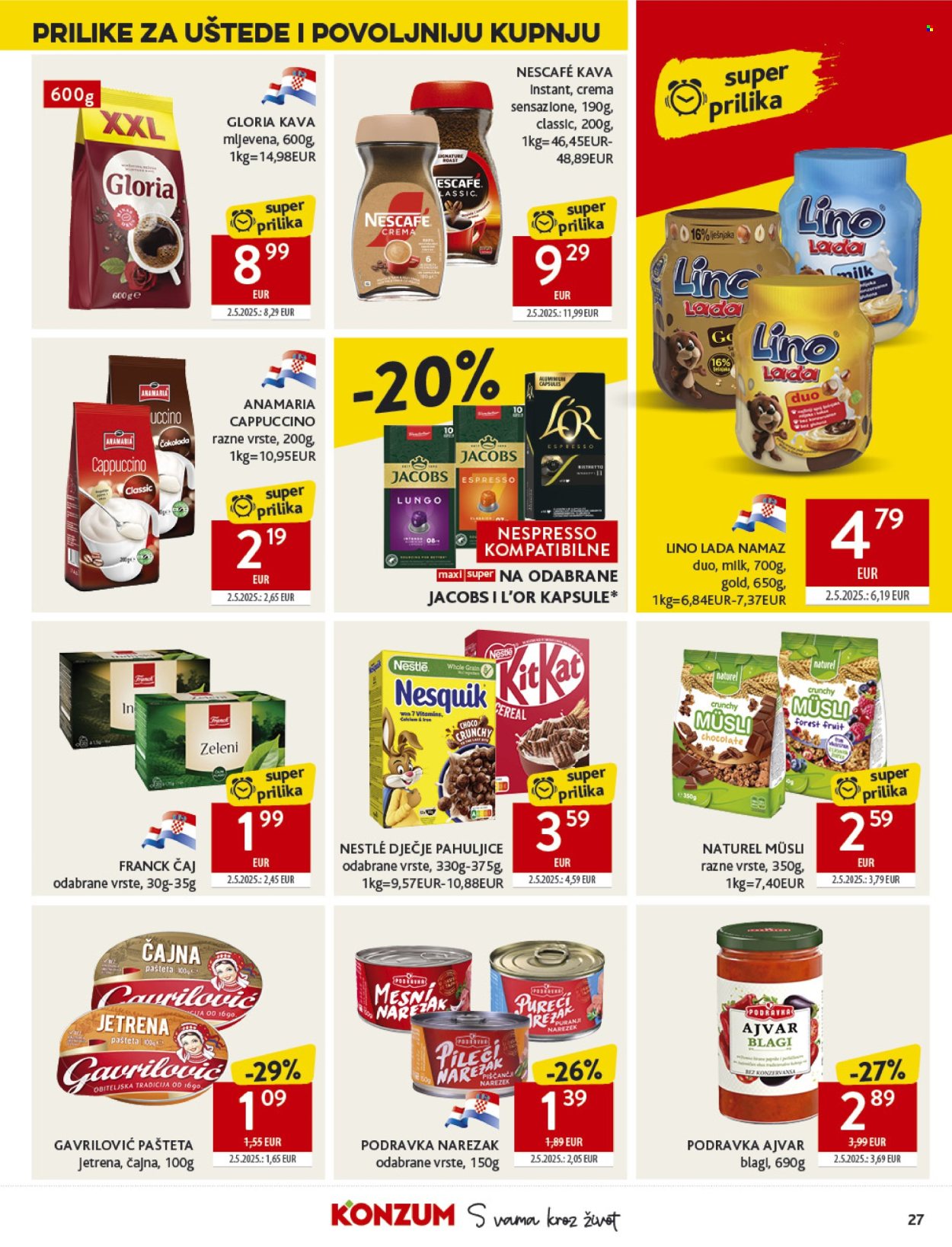 Konzum katalog - 22.10.2025. - 28.10.2025. Stranica 27