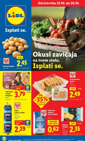 Lidl katalog - 23.10.2025. - 26.10.2025.