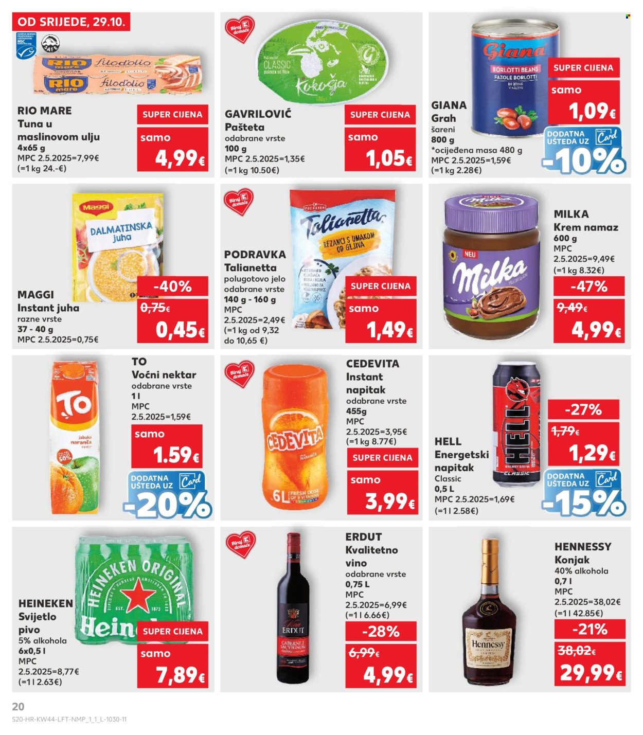 Kaufland katalog - 29.10.2025. - 04.11.2025. Stranica 20