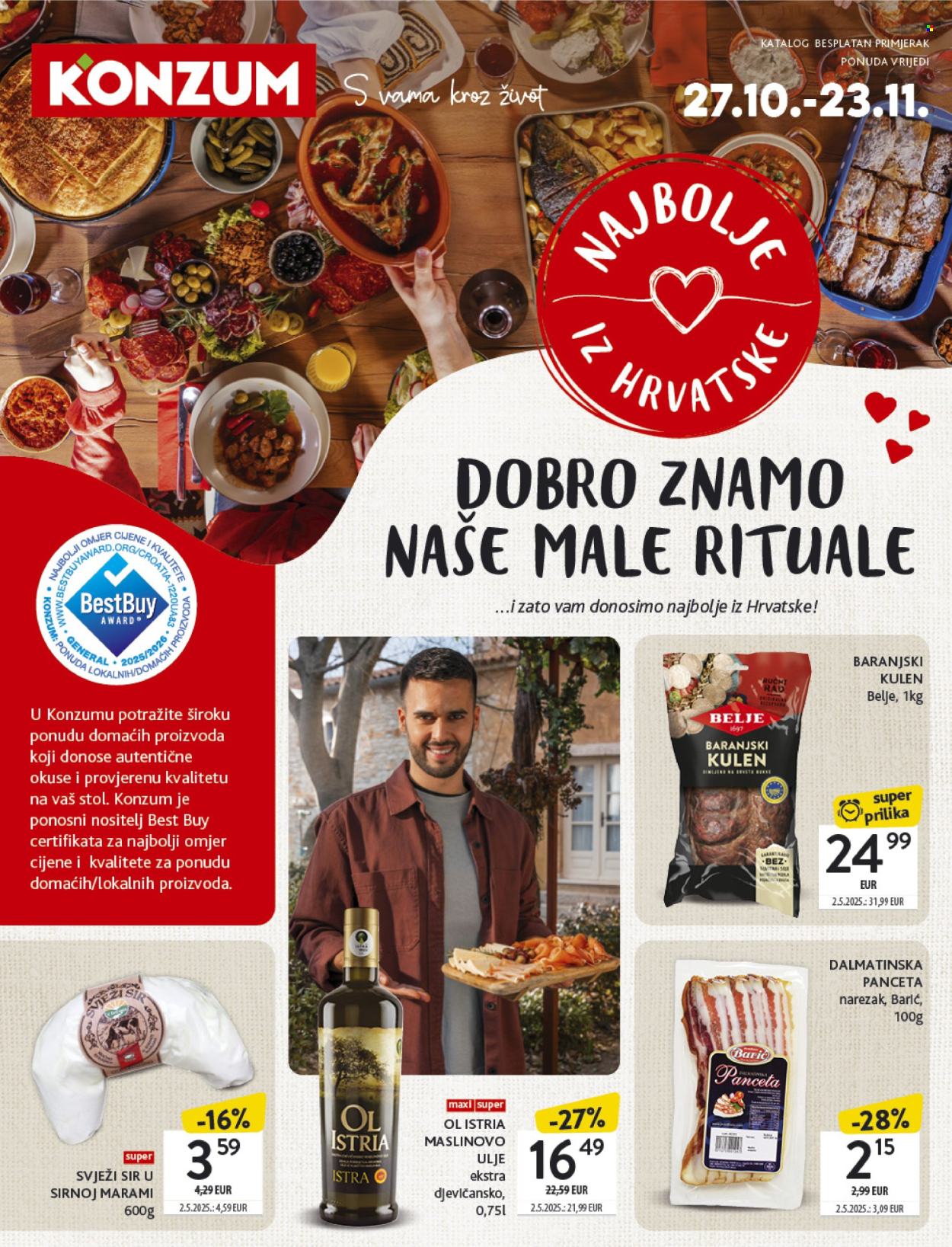 Konzum katalog - 27.10.2025. - 23.11.2025. Stranica 1