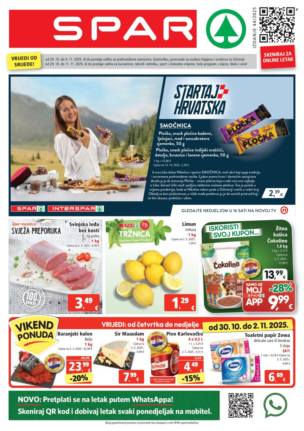 SPAR katalog - 29.10.2025. - 04.11.2025. Stranica 1