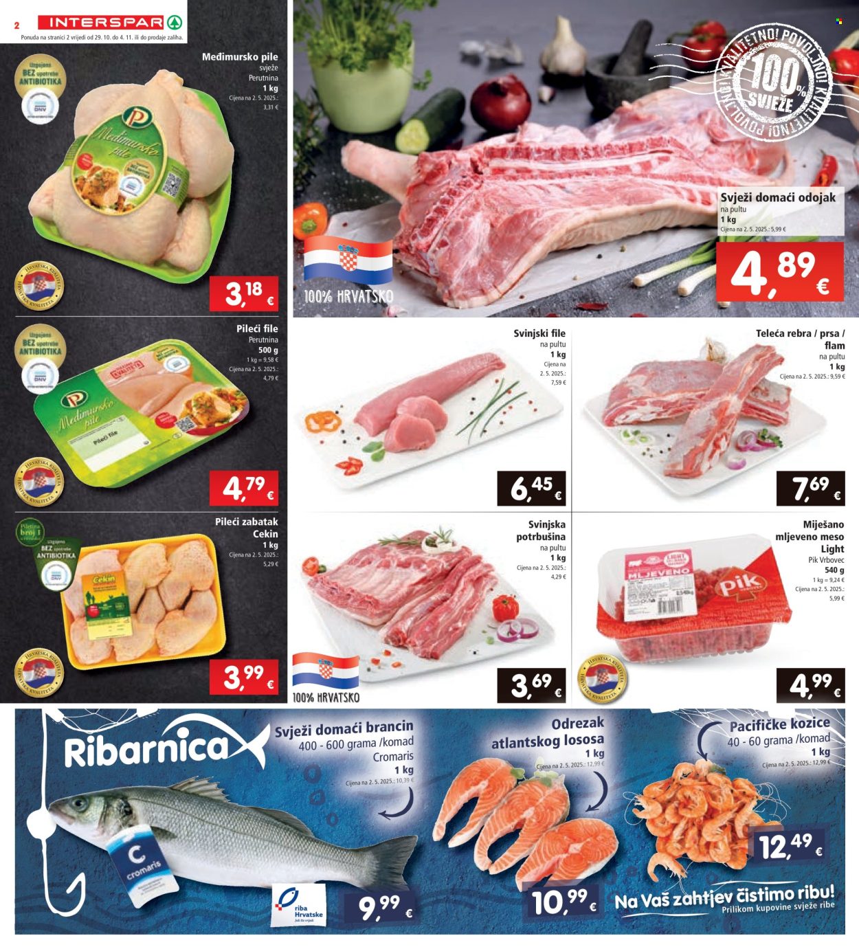 INTERSPAR katalog - 29.10.2025. - 04.11.2025. Stranica 2