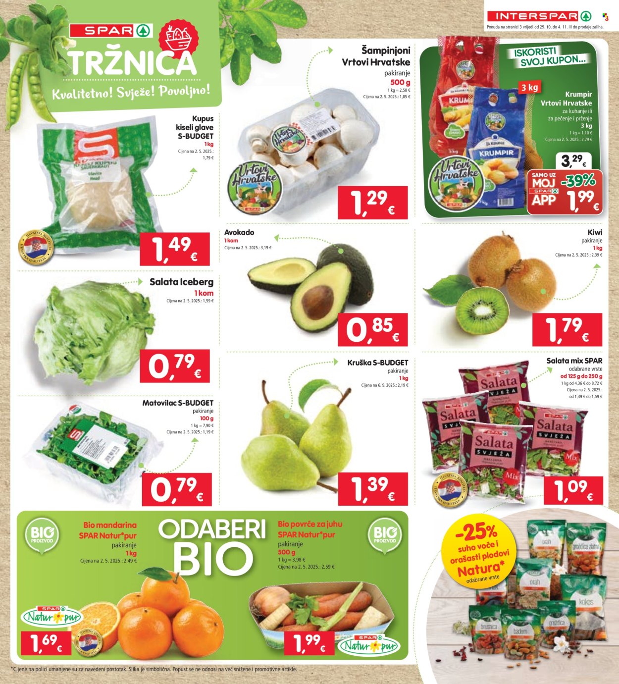 INTERSPAR katalog - 29.10.2025. - 04.11.2025. Stranica 3