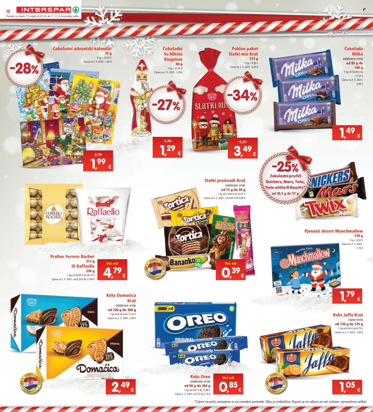 INTERSPAR katalog - 29.10.2025. - 04.11.2025. Stranica 12
