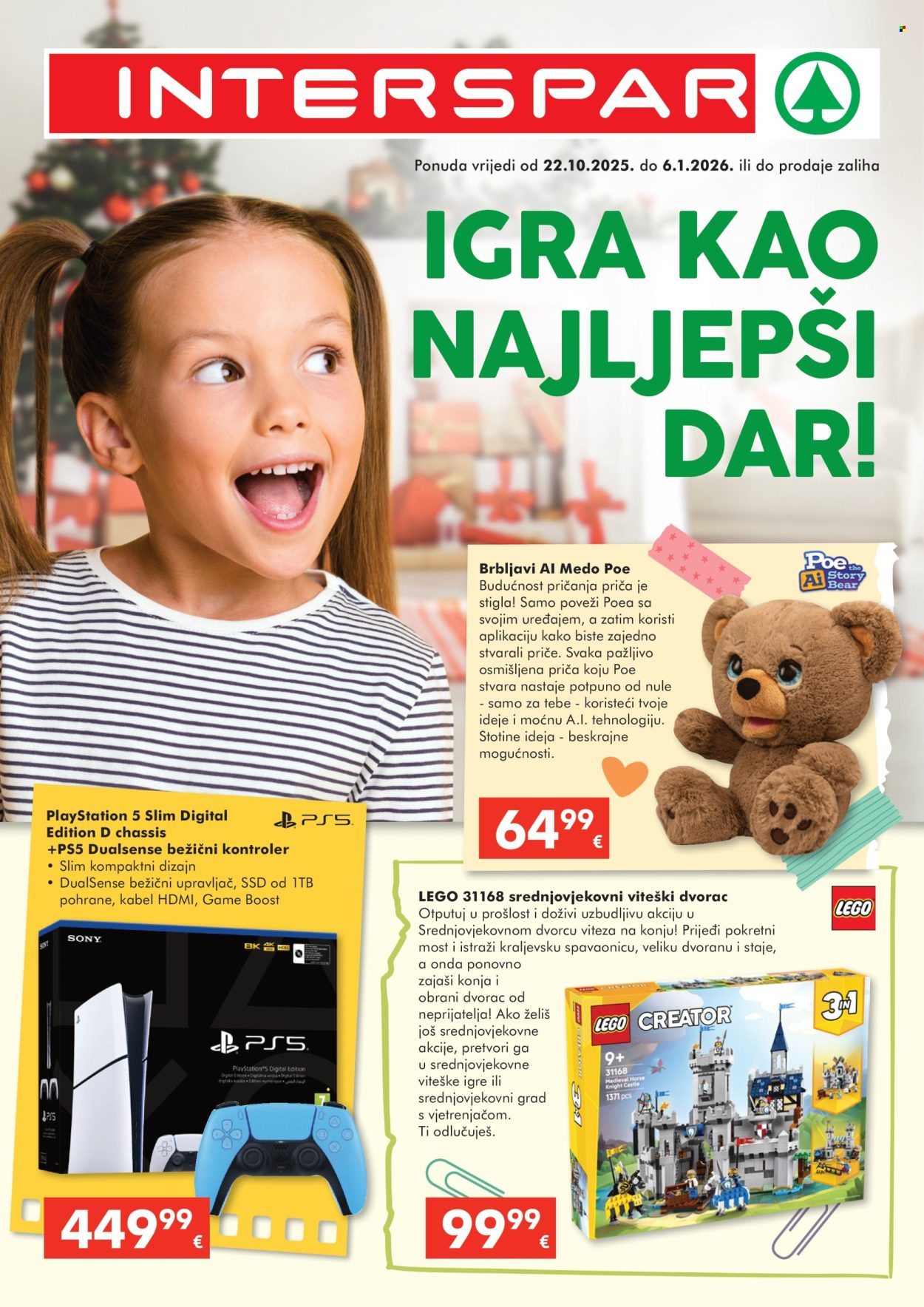 INTERSPAR katalog - 22.10.2025. - 06.01.2026. Stranica 1