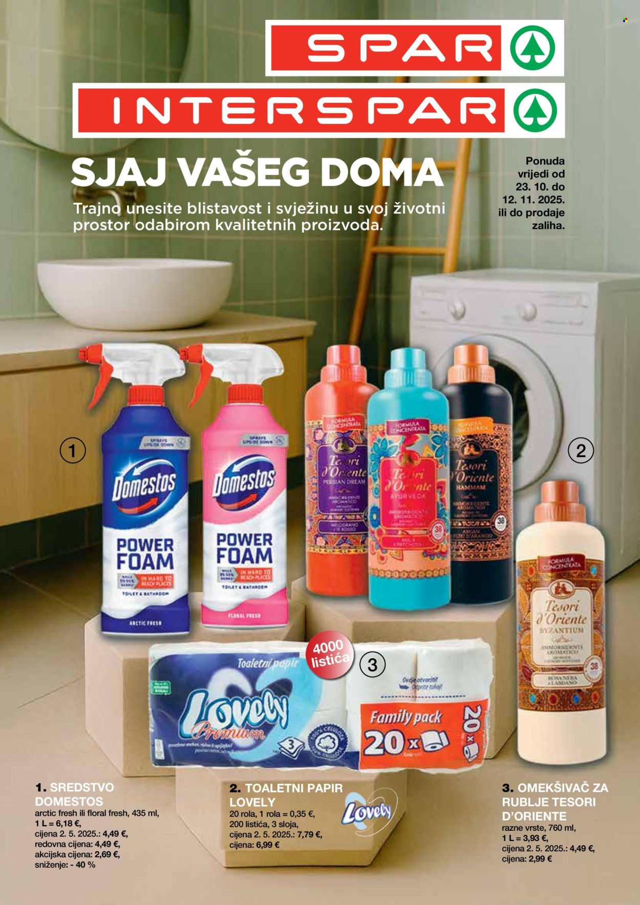 INTERSPAR katalog - 23.10.2025. - 12.11.2025. Stranica 1