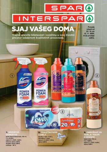 INTERSPAR katalog - 23.10.2025. - 12.11.2025.