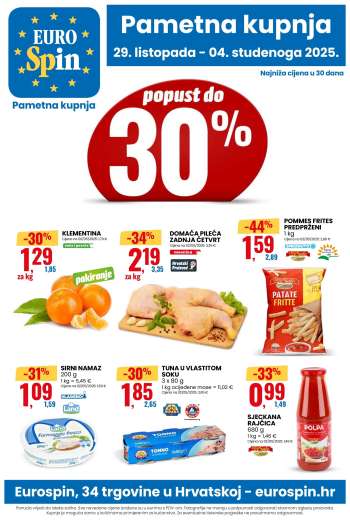 Eurospin katalog - 29.10.2025. - 04.11.2025.