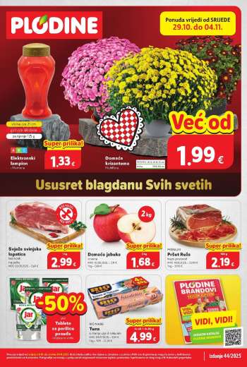 Plodine katalog - 29.10.2025. - 04.11.2025.