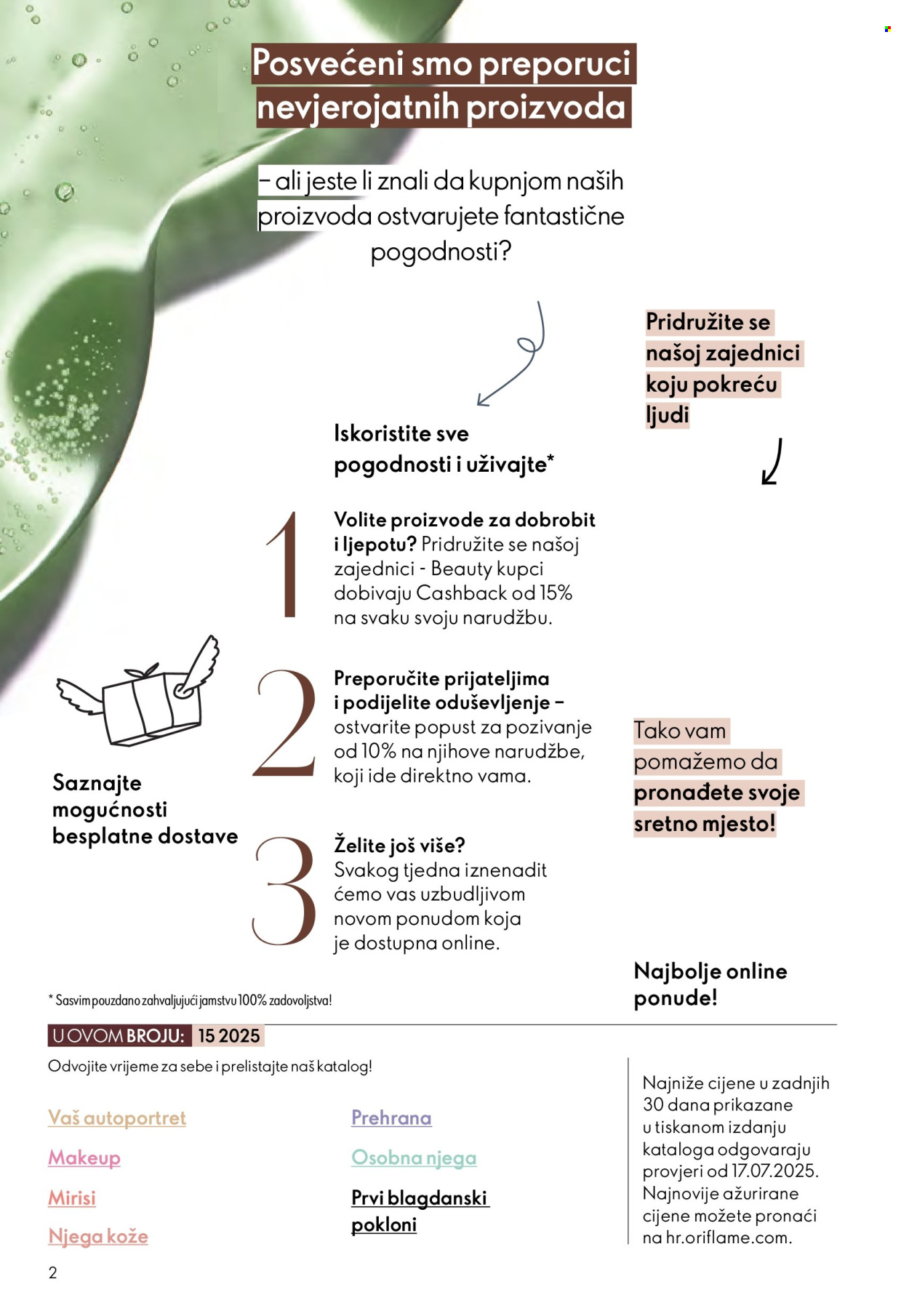 Oriflame katalog - 29.10.2025. - 18.11.2025. Stranica 2