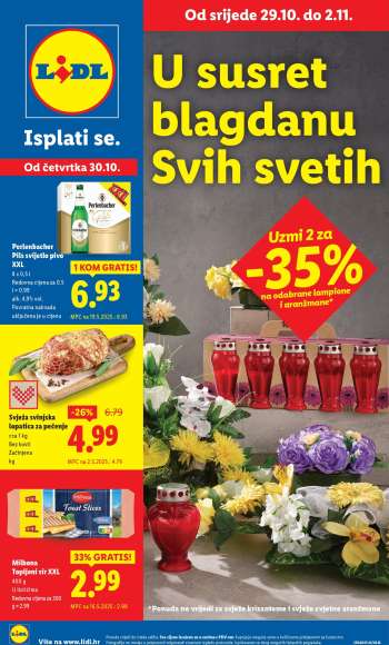 Lidl katalog - 29.10.2025. - 02.11.2025.