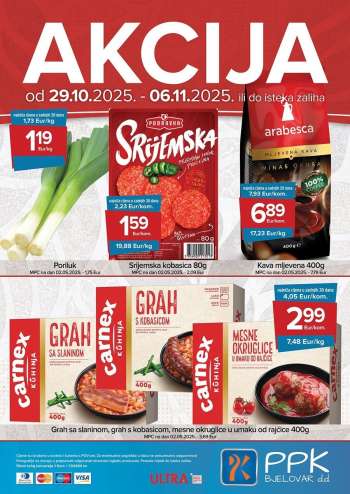 PPK Bjelovar katalog - 29.10.2025. - 06.11.2025.