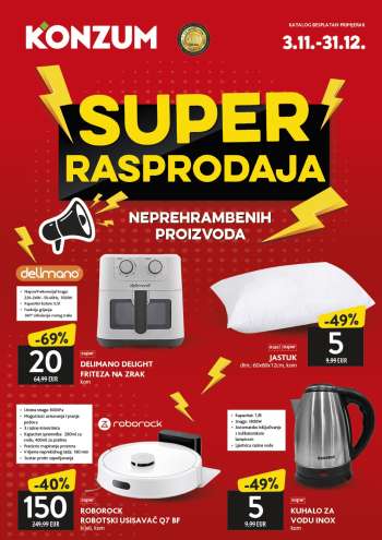 Konzum katalog - 03.11.2025. - 31.12.2025.
