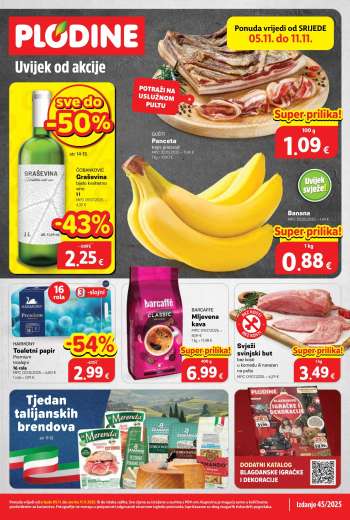 Plodine katalog - 05.11.2025. - 11.11.2025.