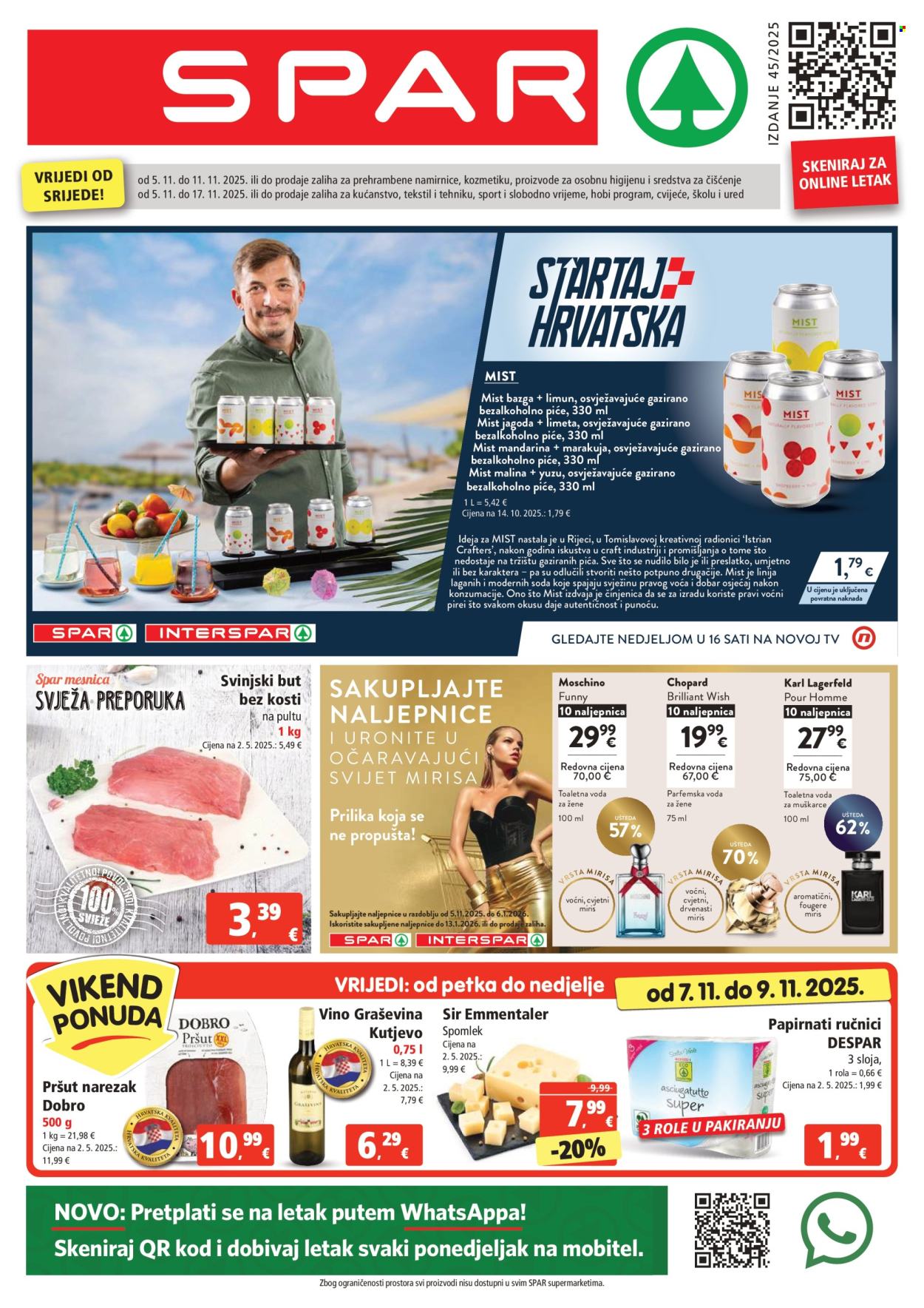 SPAR katalog - 05.11.2025. - 11.11.2025. Stranica 1