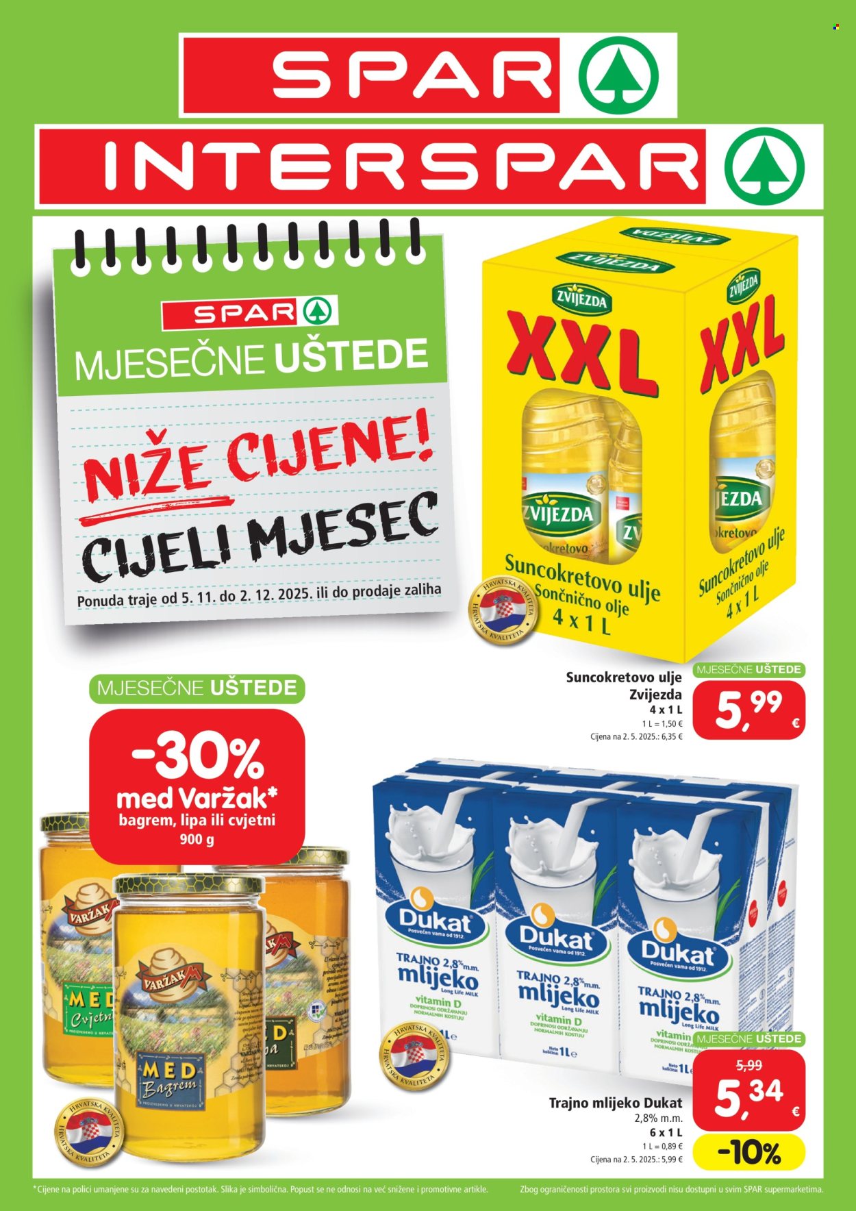 SPAR katalog - 05.11.2025. - 02.12.2025. Stranica 1