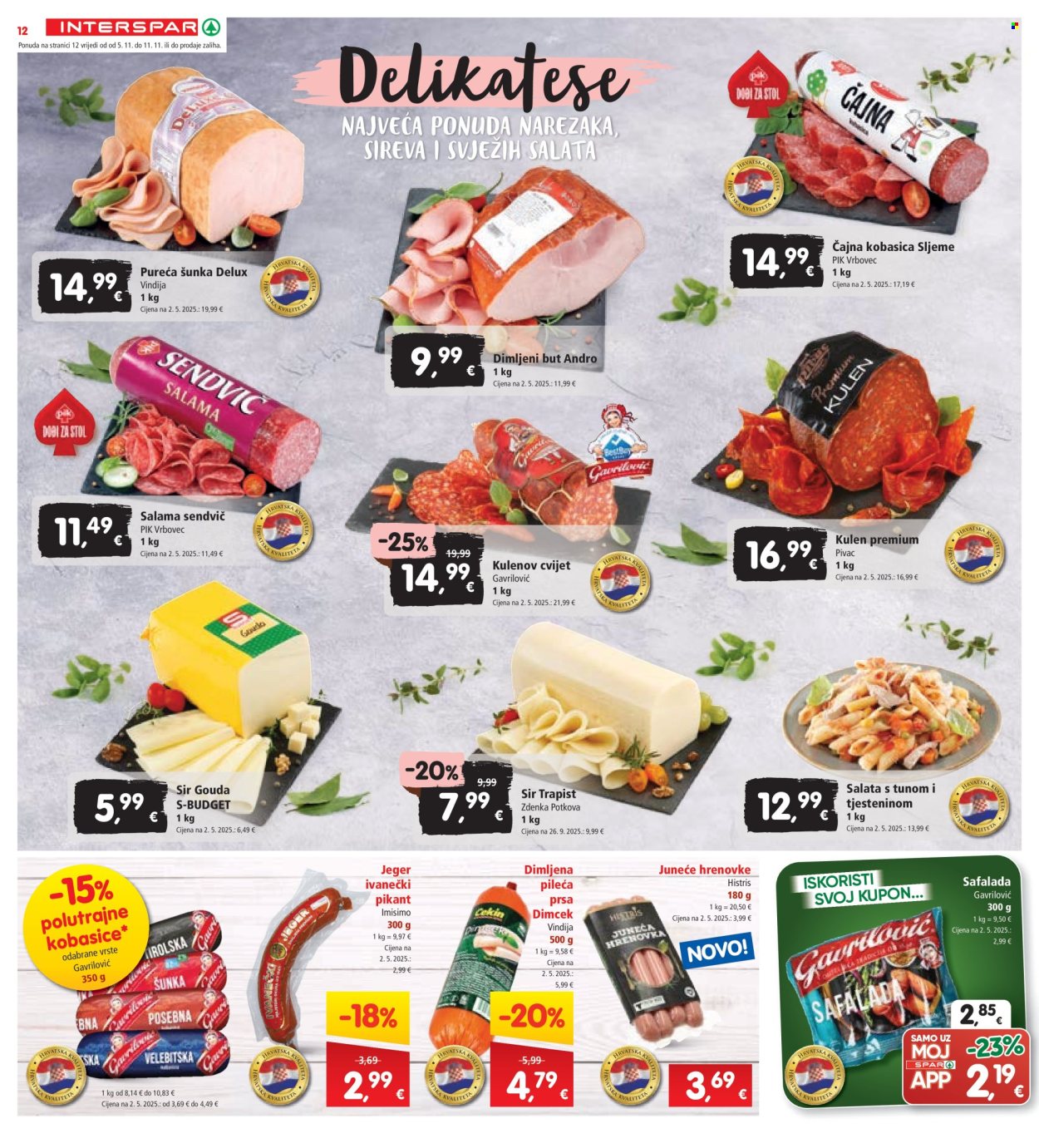 INTERSPAR katalog - 05.11.2025. - 11.11.2025. Stranica 12