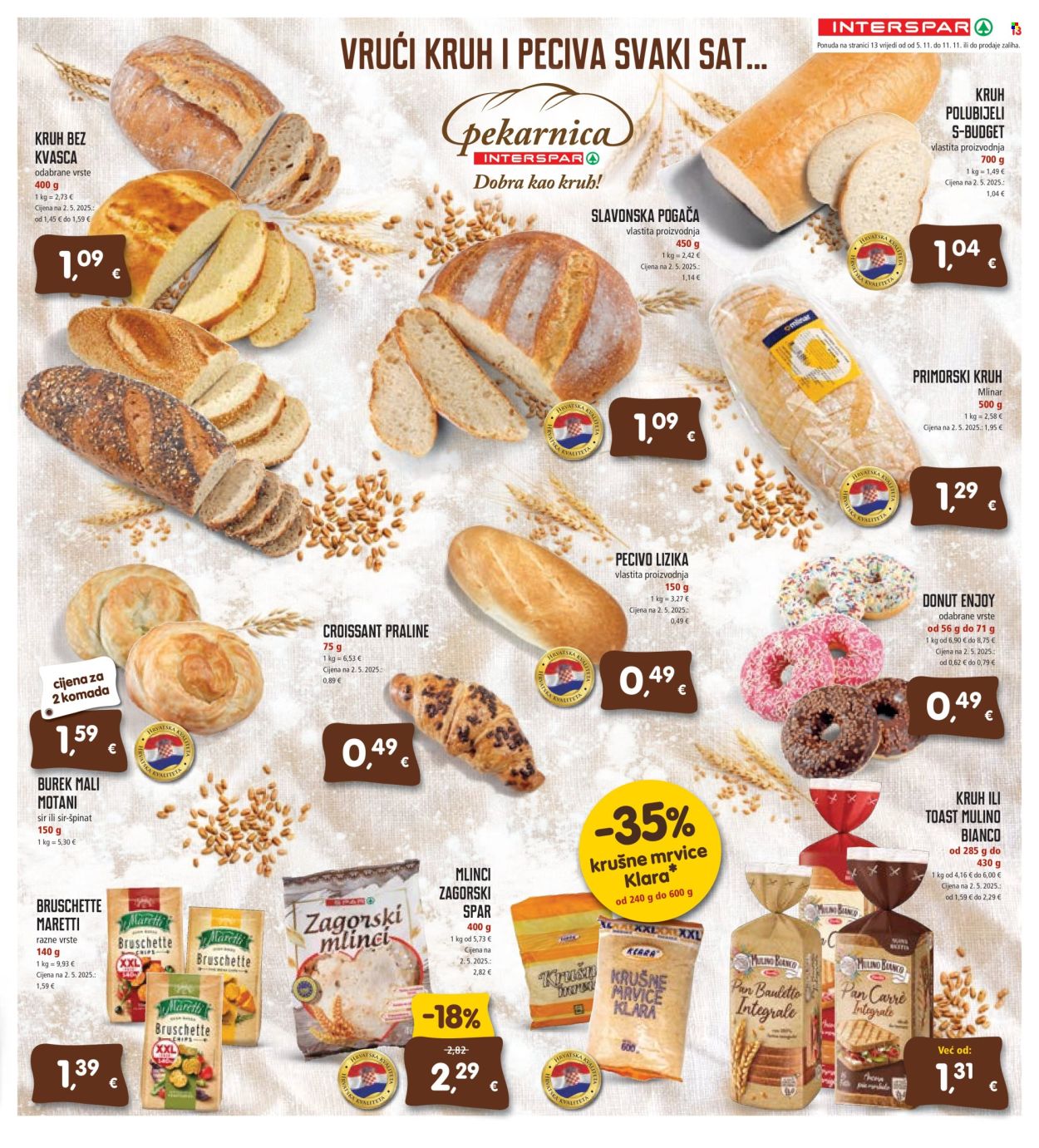 INTERSPAR katalog - 05.11.2025. - 11.11.2025. Stranica 13