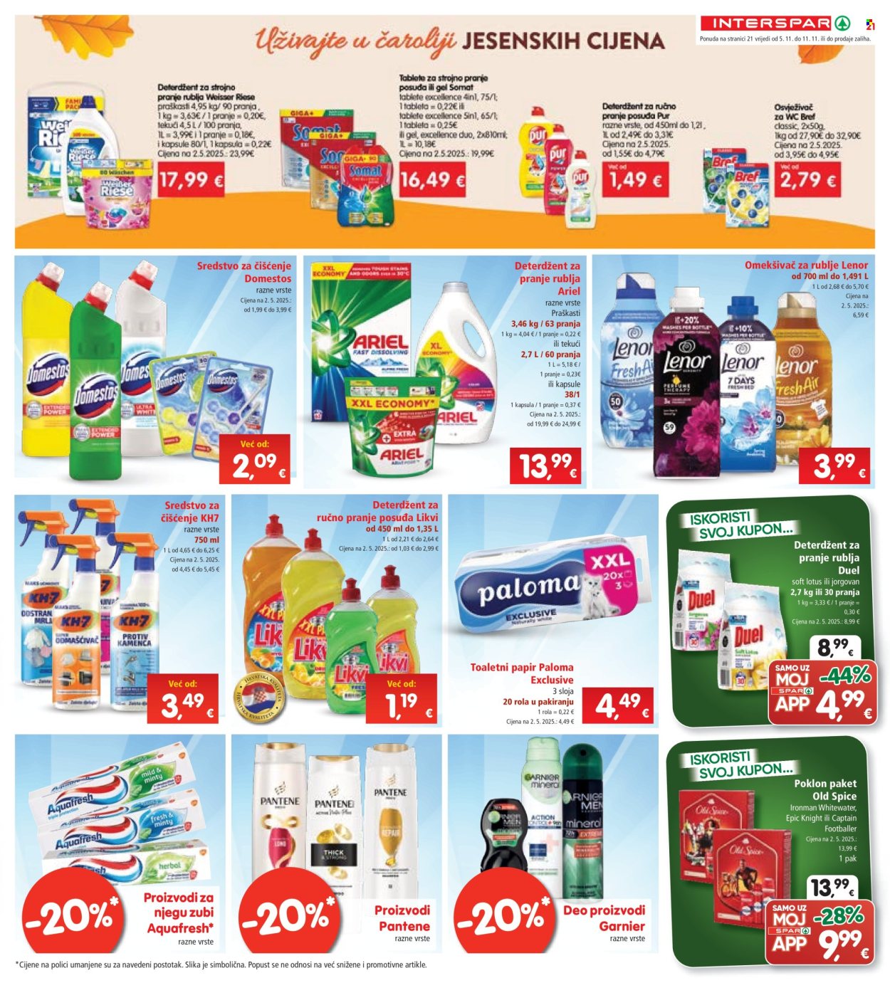 INTERSPAR katalog - 05.11.2025. - 11.11.2025. Stranica 21