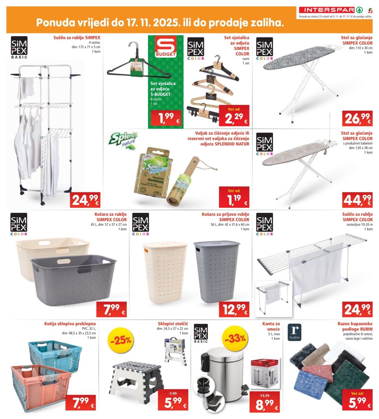 INTERSPAR katalog - 05.11.2025. - 11.11.2025. Stranica 26