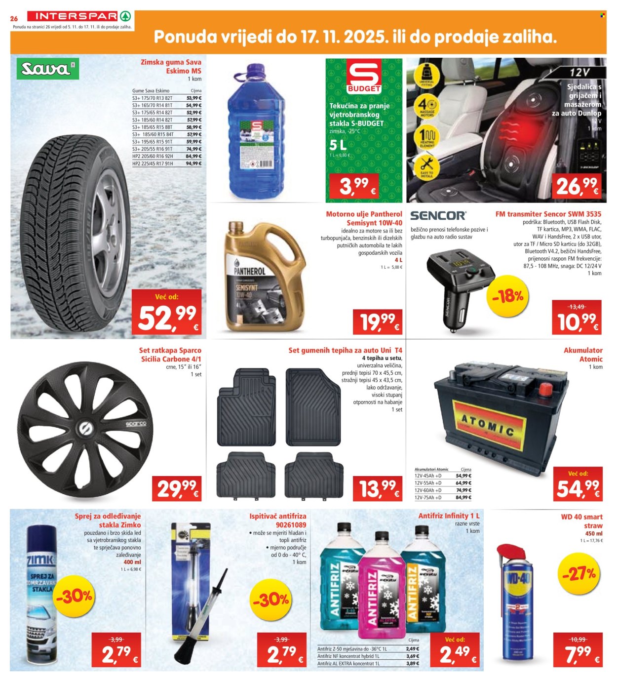 INTERSPAR katalog - 05.11.2025. - 11.11.2025. Stranica 29