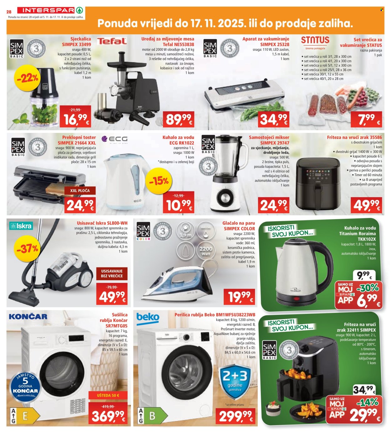 INTERSPAR katalog - 05.11.2025. - 11.11.2025. Stranica 31