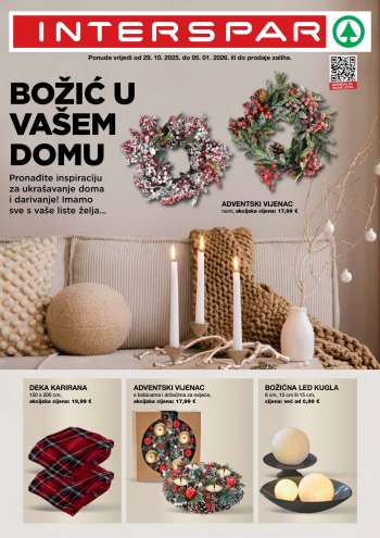 INTERSPAR katalog - 29.10.2025. - 05.01.2026.