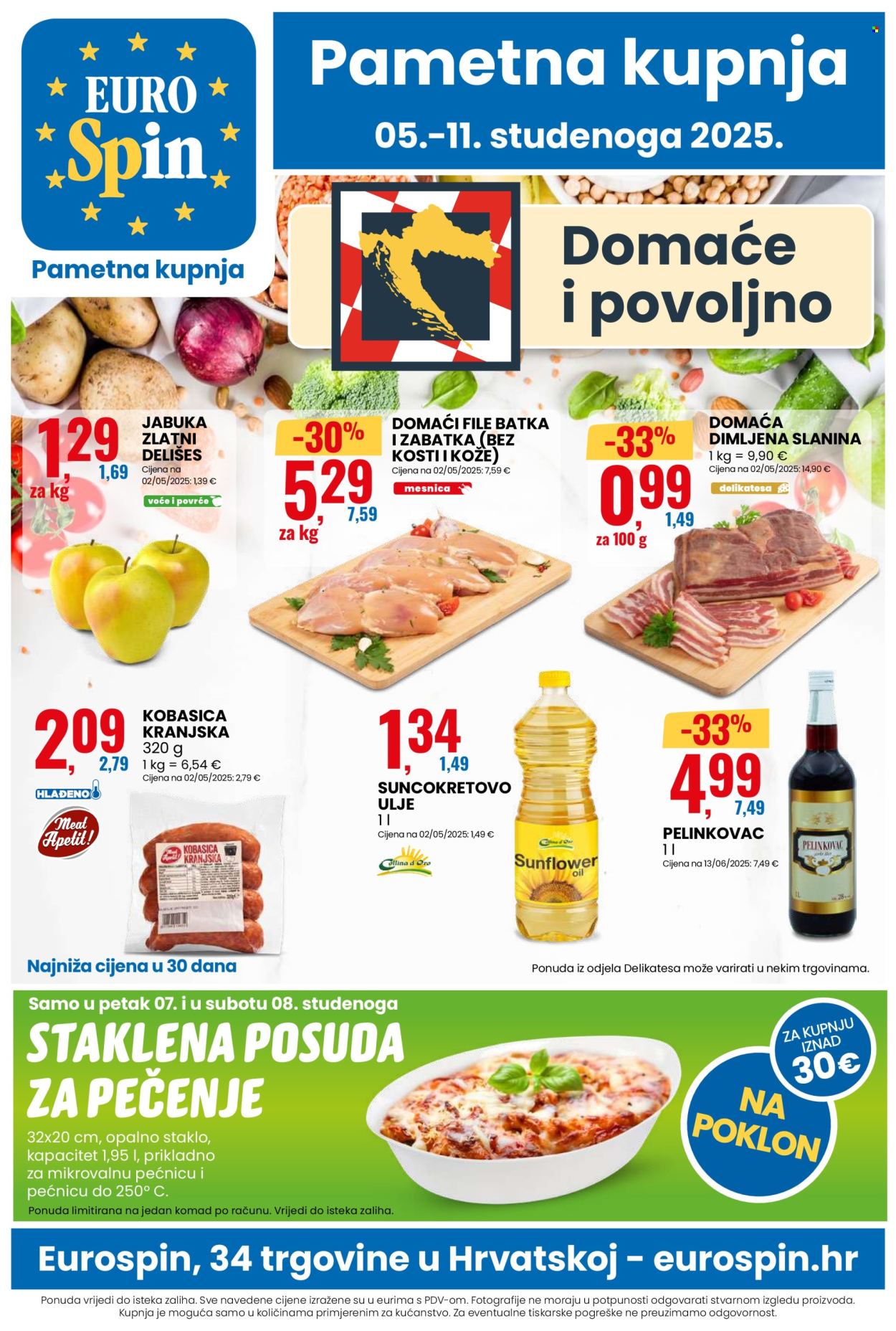 Eurospin katalog - 05.11.2025. - 11.11.2025. Stranica 1