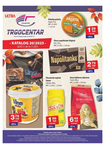 Trgocentar katalog - 03.11.2025. - 16.11.2025.