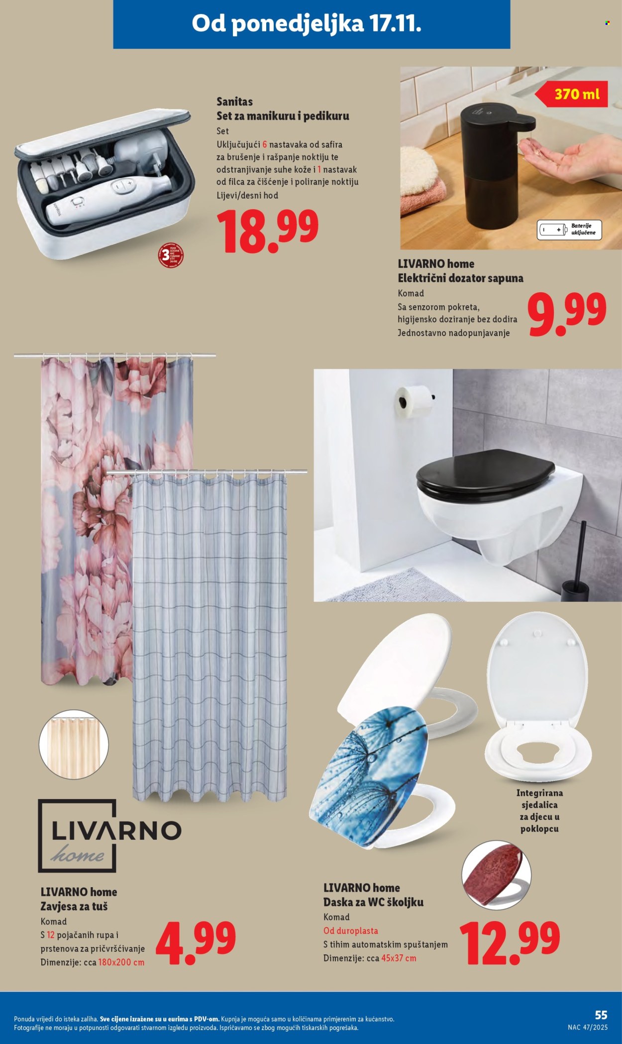Lidl katalog - 17.11.2025. - 23.11.2025. Stranica 55