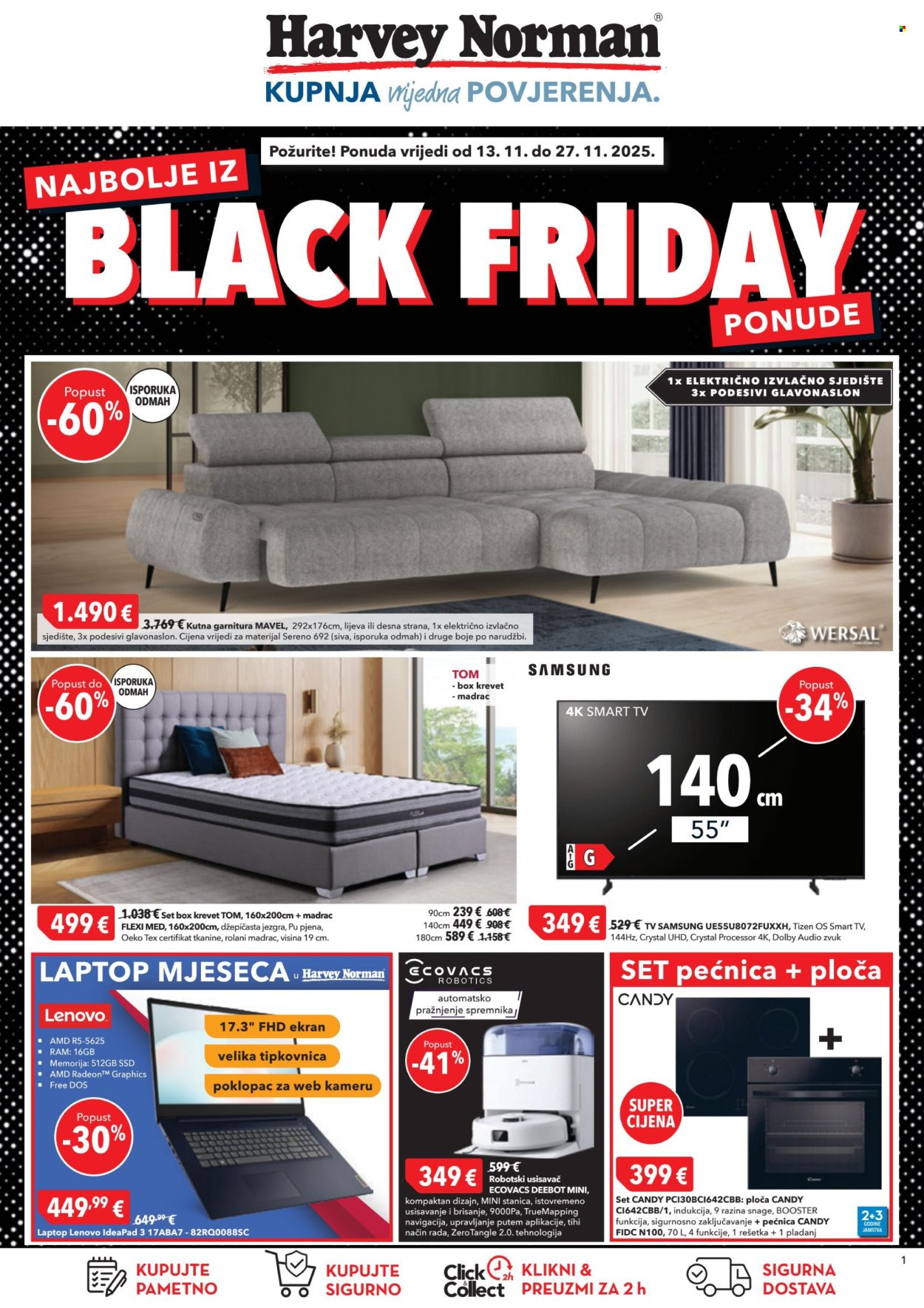 Harvey Norman katalog - 13.11.2025. - 27.11.2025. Stranica 1