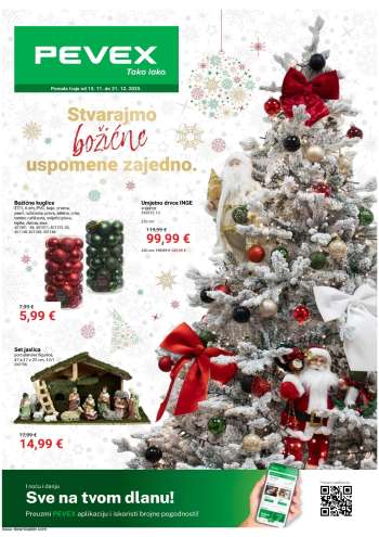 Pevex katalog - 13.11.2025. - 31.12.2025.