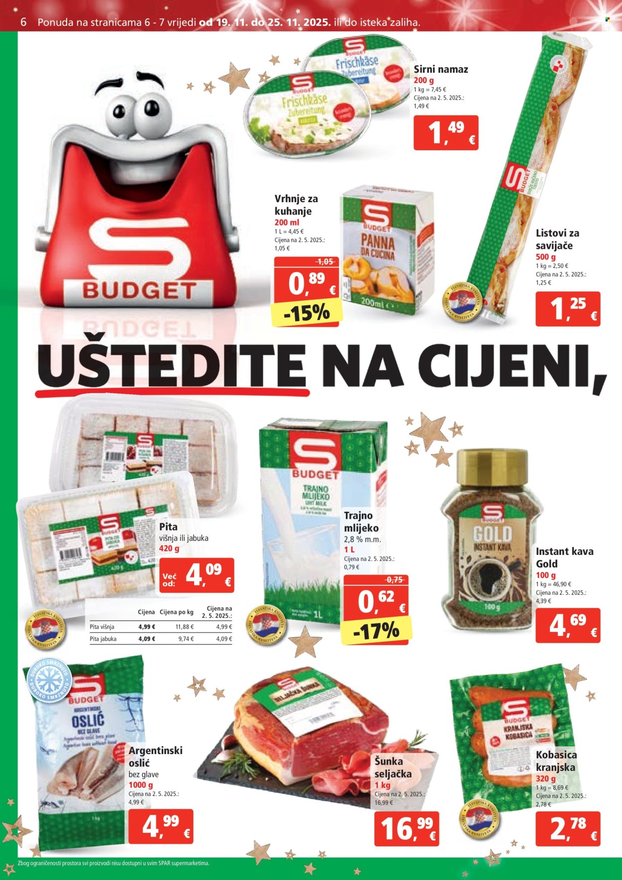 SPAR katalog - 19.11.2025. - 26.11.2025. Stranica 6