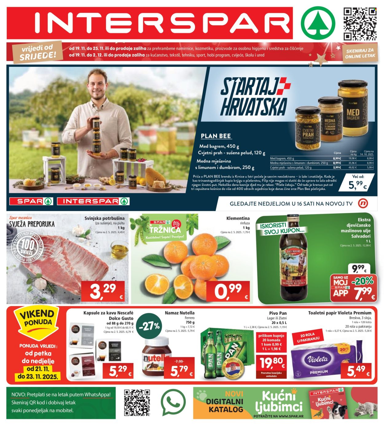 INTERSPAR katalog - 19.11.2025. - 25.11.2025. Stranica 1